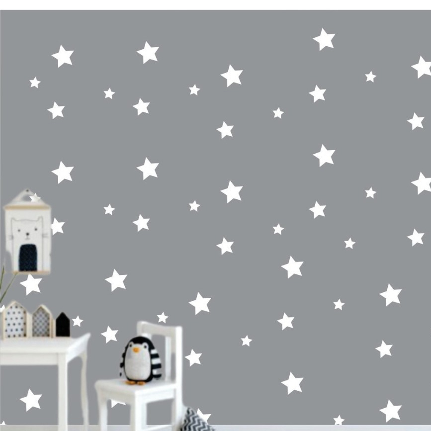 Adesivo De Parede estrelas estrelinhas 200 unidades