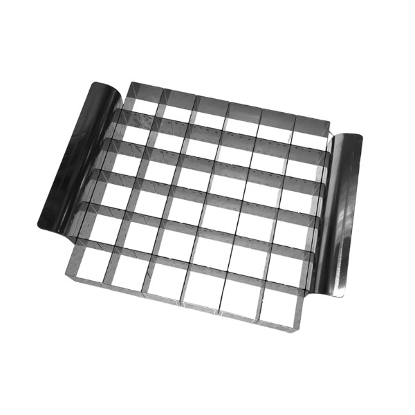 Cortador 3x3 Brownie c/36 pedaços Inox Com Alça em Oferta na Shopee