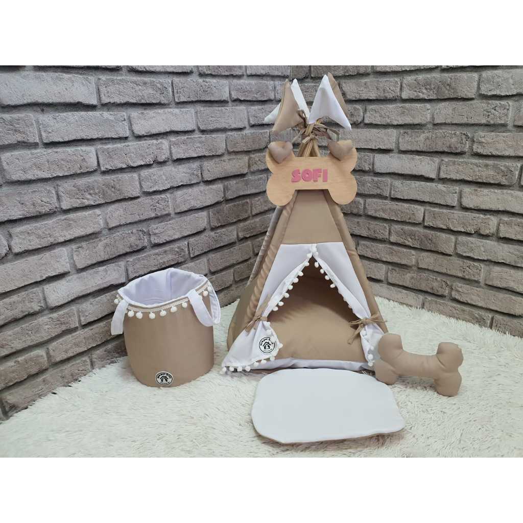 Cabana Cesto Organizador Pet Plaquinha Kit Toca Cama Gato Plaquinha personalizada em Oferta na Shopee