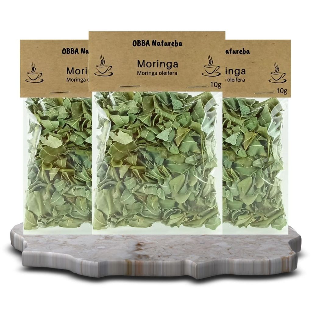 3 Pacotes Chá de Moringa | Ervas Acácia Branca Próprio para Cha