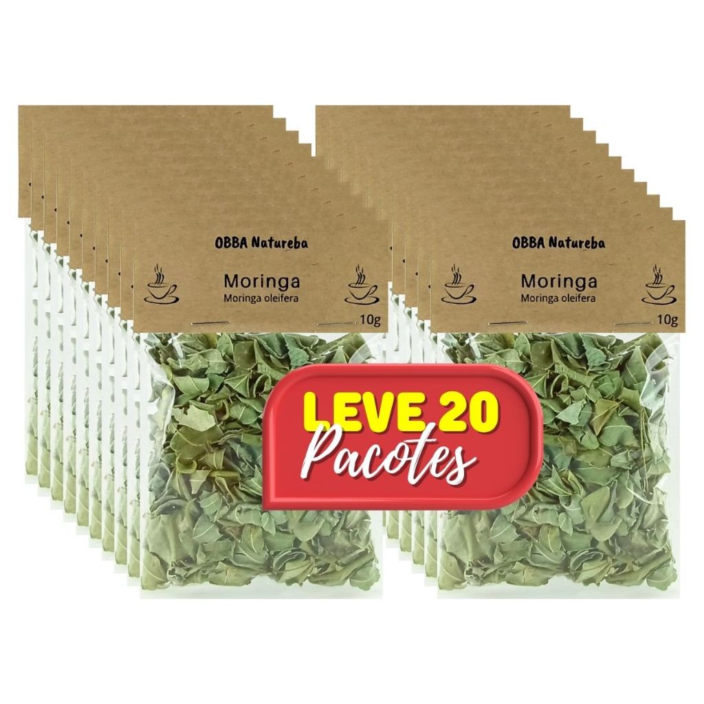 kit 20 Chás Moringa Legítimo Moringa oleifera