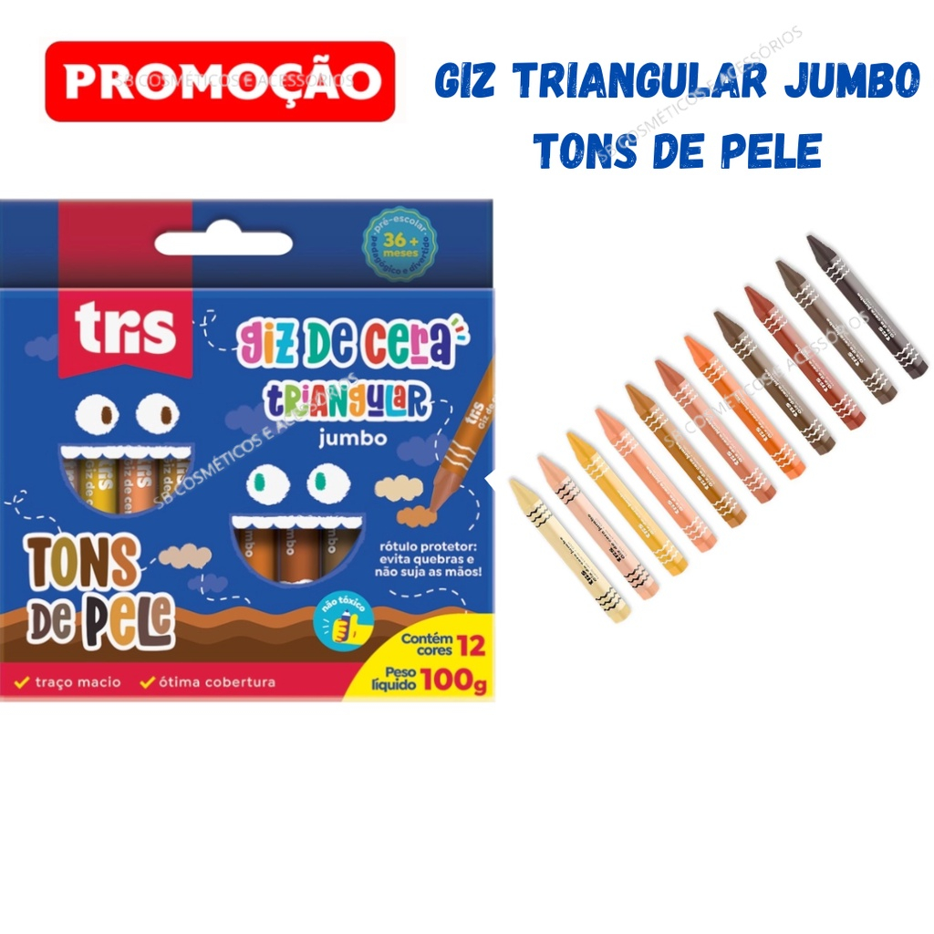 Giz de Cera Triangular Jumbo: Onde Comprar | BuscaProdutos