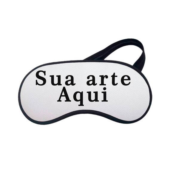 Máscara de Dormir Personalizado Sua Estampa Aqui
