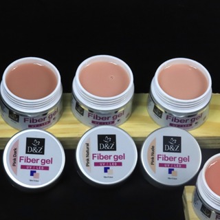 Gel fiber gel d&z dz construtor nova formula  led uv 18ml para unhas fibra acrigel molde em Oferta na Shopee