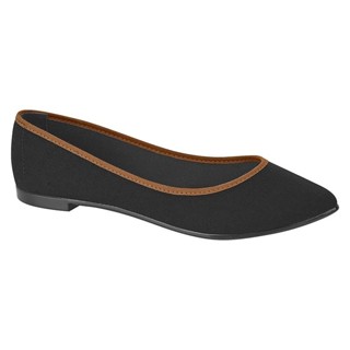 Sapatilha Moleca Feminina Lona Bico Fino 5727.100