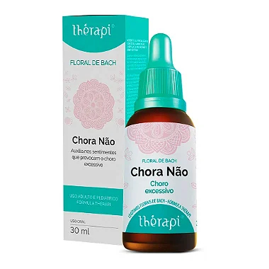 Floral Chora-Não 30ml - Conforto e Equilíbrio para Emoções