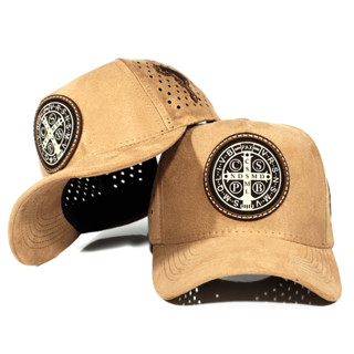 Boné São Bento Masculino e Feminino Fitão Snapback Perfurado Camurça Linha Premium Original
