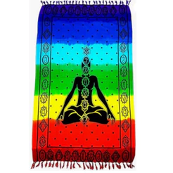 Canga de Praia Poliéster Mandala Olho Grego , Chacra Colorido , Elefante Árvore da Vida , Mandala