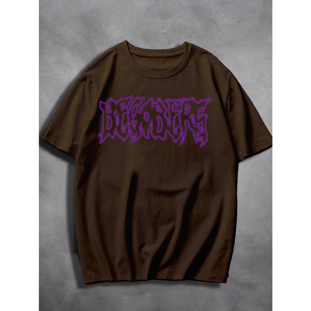 Camiseta Streetwear Cor Marrom Oversized Blusa Unissex Feminina Skatista Garota Estilosa Homem Mode