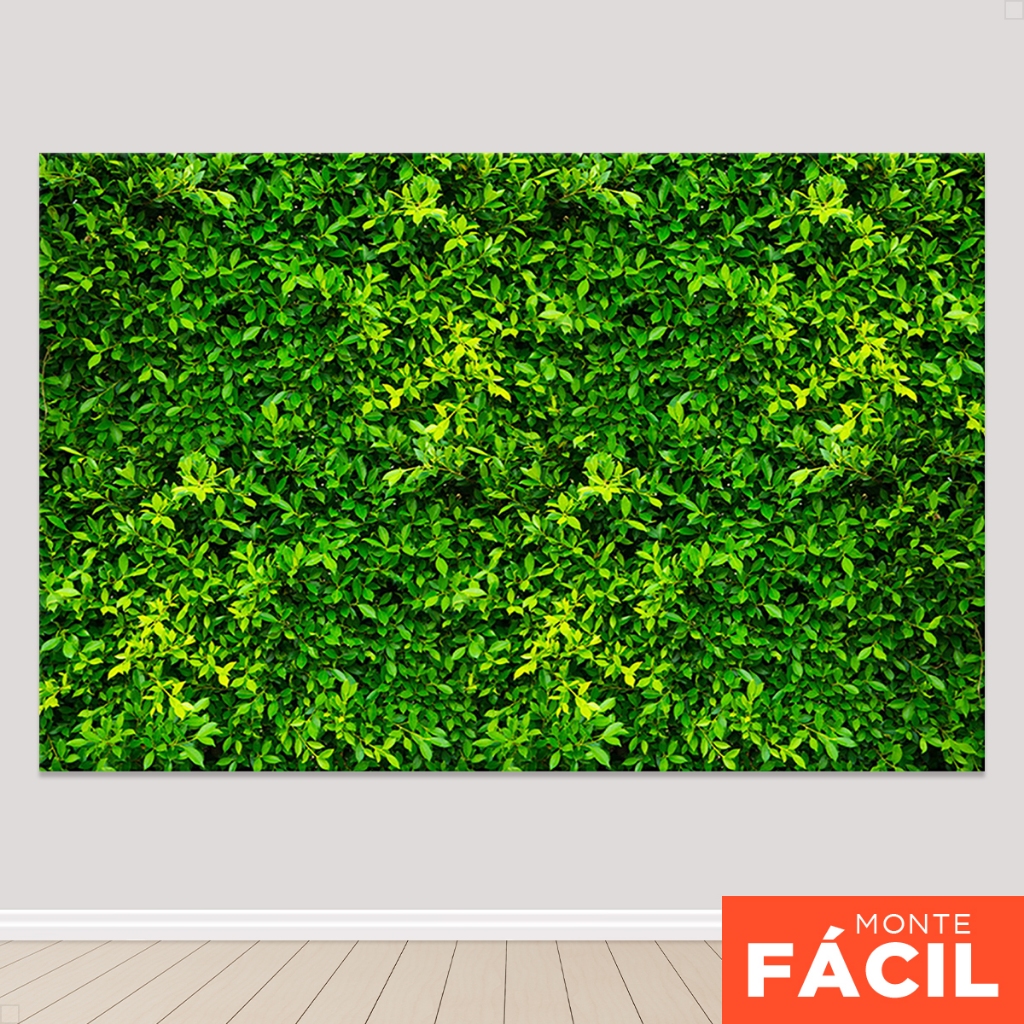 Painel De Festa Folhagem Muro Inglês Retangular Horizontal Sublimado 3D Em Tecido em Oferta na Shopee