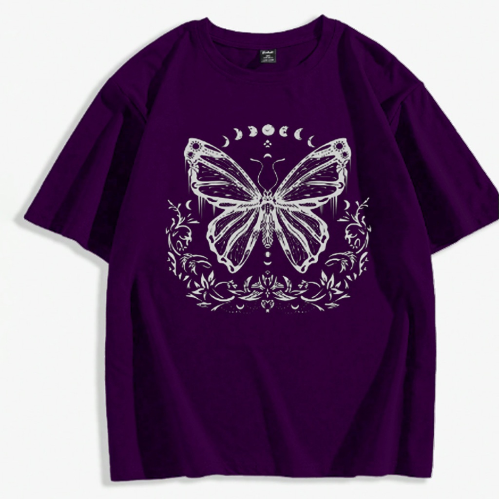 Camiseta Oversized Moda Gringa Life Style Plus Size Larga Confortável Swag 3/4 Blusa Estampada Dese