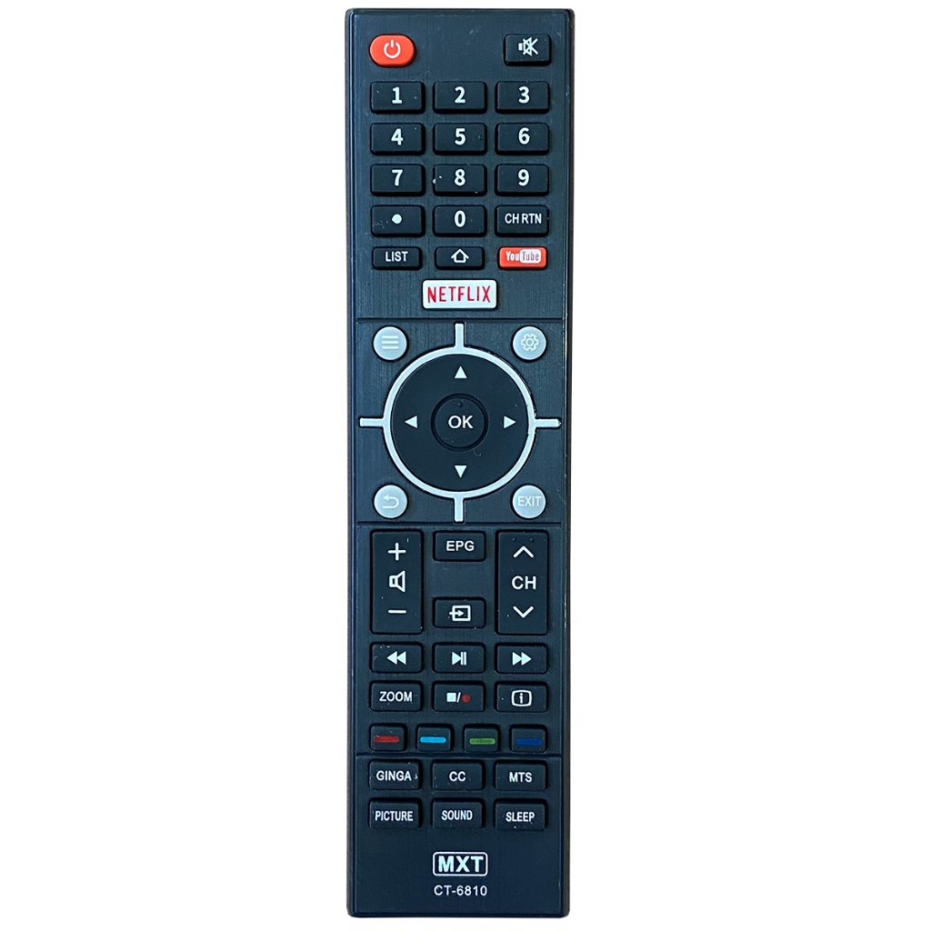 CONTROLE REMOTO COMPATÍVEL COM TV SEMP TOSHIBA LED CT-6810 CT-6840 L43S3900FS