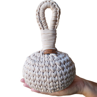 Peso de Porta em fio de malha | Crochê em Oferta na Shopee