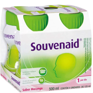 SOUVENAID SABOR MORANGO 4X125ML PB DANONE