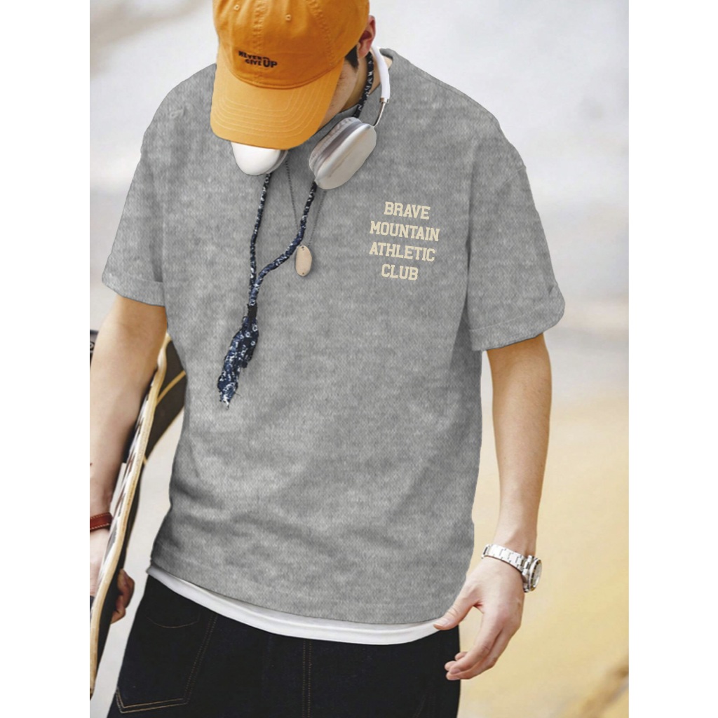 Longline Camiseta Oversized Larga Toque Algodão Confortável Streetwear Customizada Impressão Escrita C