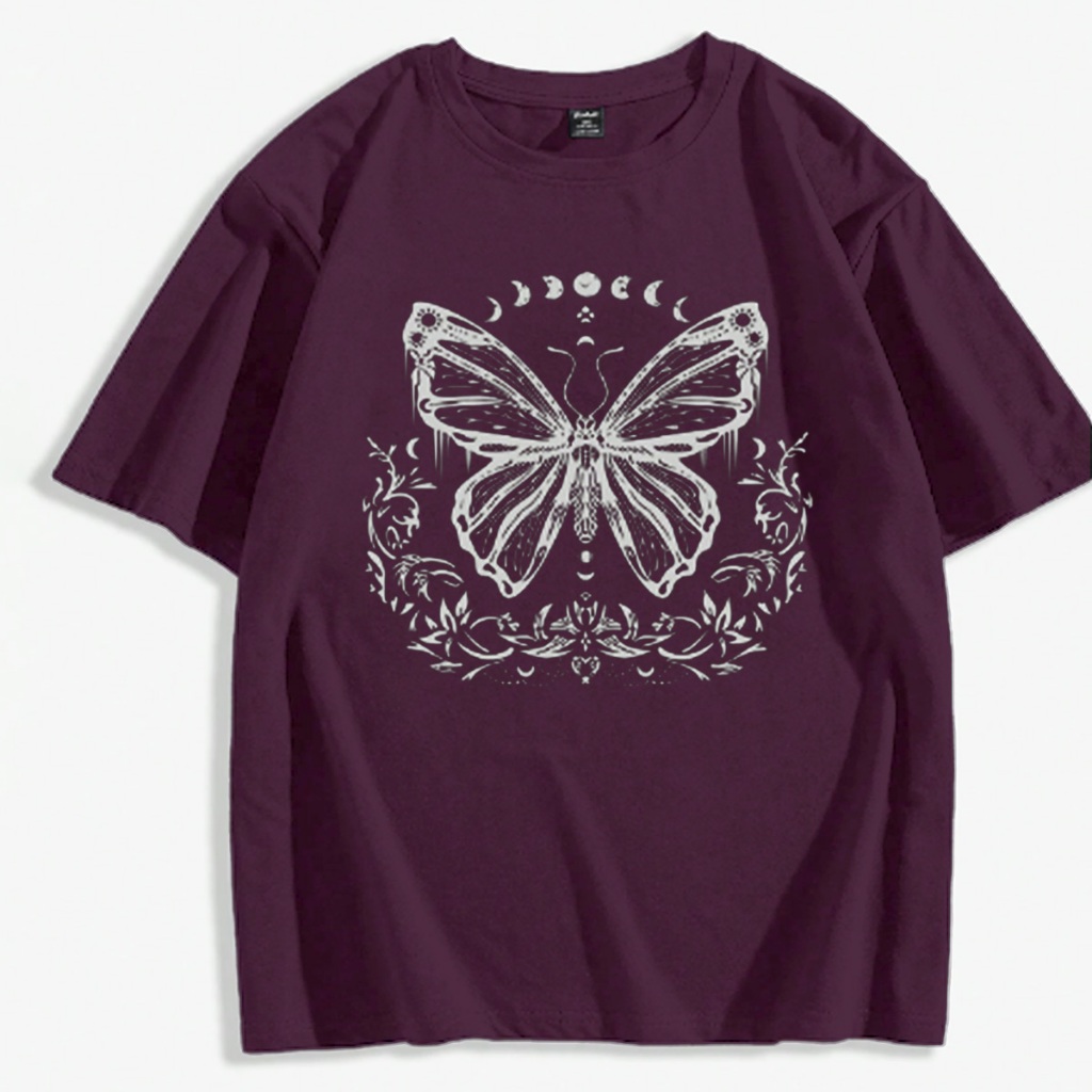 Camiseta Oversized Moda Gringa Life Style Plus Size Larga Confortável Swag 3/4 Blusa Estampada Dese