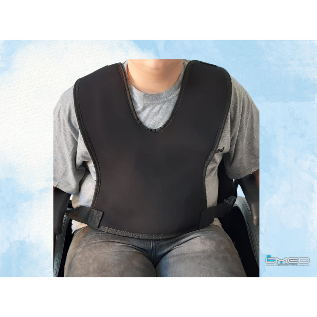Cinto para cadeira de rodas Ajustável leve Peiteira 4 pontas abdominal Pélvico cinto de segurança