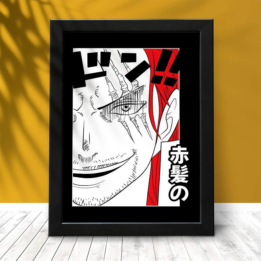 Quadro Decorativo Zoro One Piece Poster Anime Geek Decoração Sala Quarto Placa Decorativa