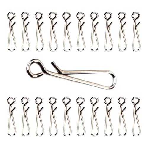 Engate Rápido De Pesca Snap Francês Aço Inoxidável - 20 Pçs em Oferta na Shopee