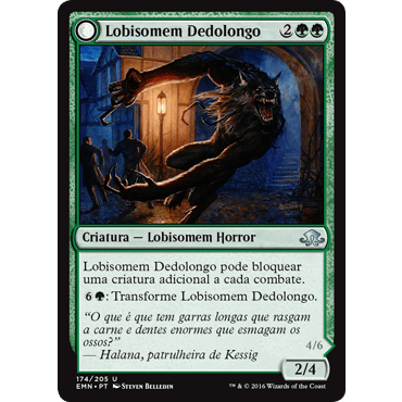 Lobisomem Dedolongo (Lobisomem / Horror) - - Magic The Gathering