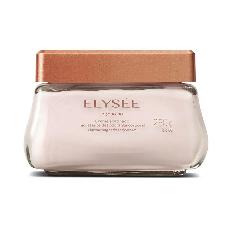 Creme Acetinado Hidratante Desodorante Elysée, 250ml