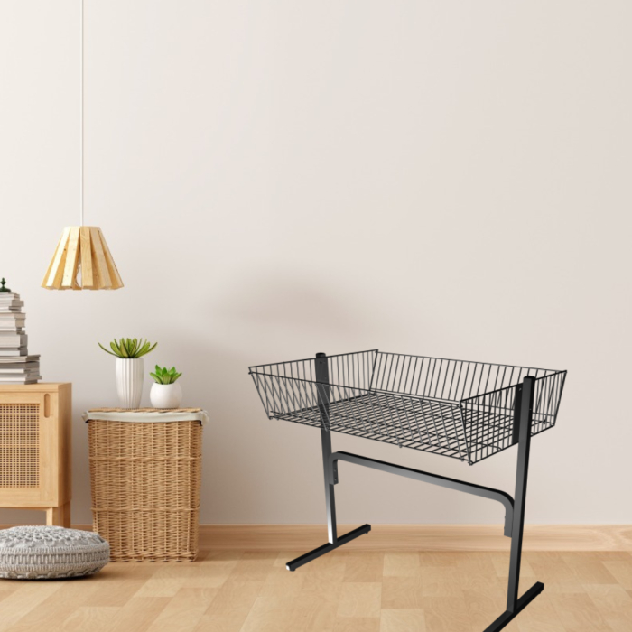 Expositor Banca de Ofertas Cesto Simples 50 x 70 Preto