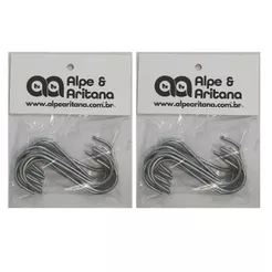 Kit 20 Ganchos Multiuso De Fixação Para Vasos de Parede E Jardim Vertical