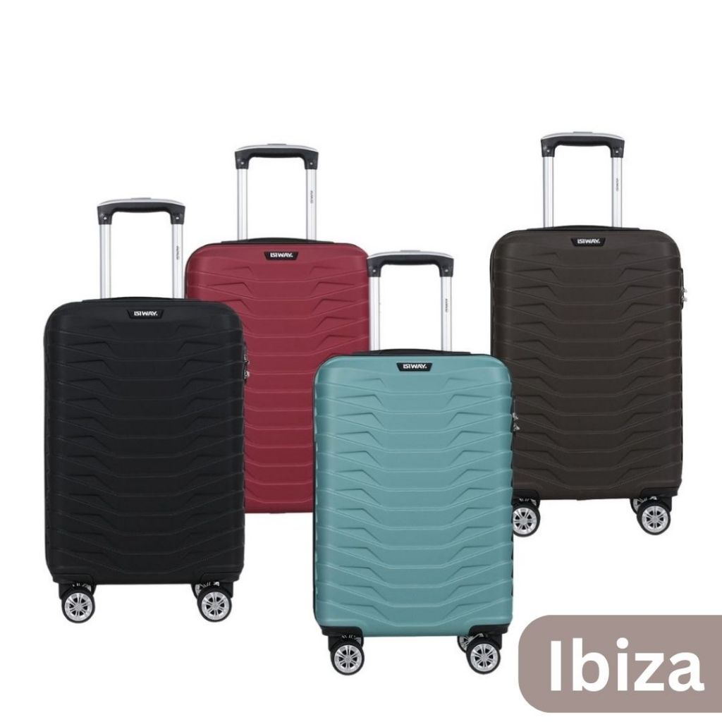 Malas de Bordo Isiway ABS Rigida 55x34x22cm Durabilidade e Estilo em 8 Rodas. 37L em Oferta na Shopee