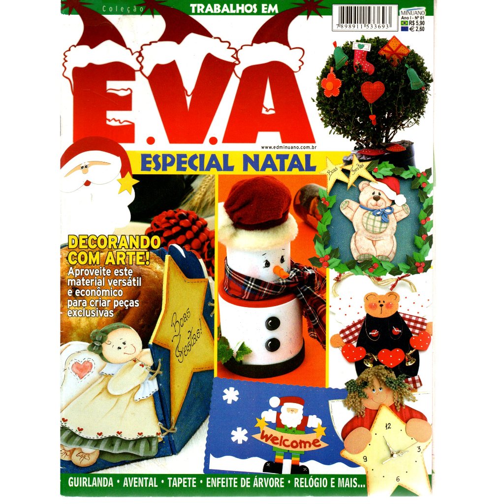 Revista Trabalhos Em E.V.A. Especial Natal, Ano 1, Nº 1