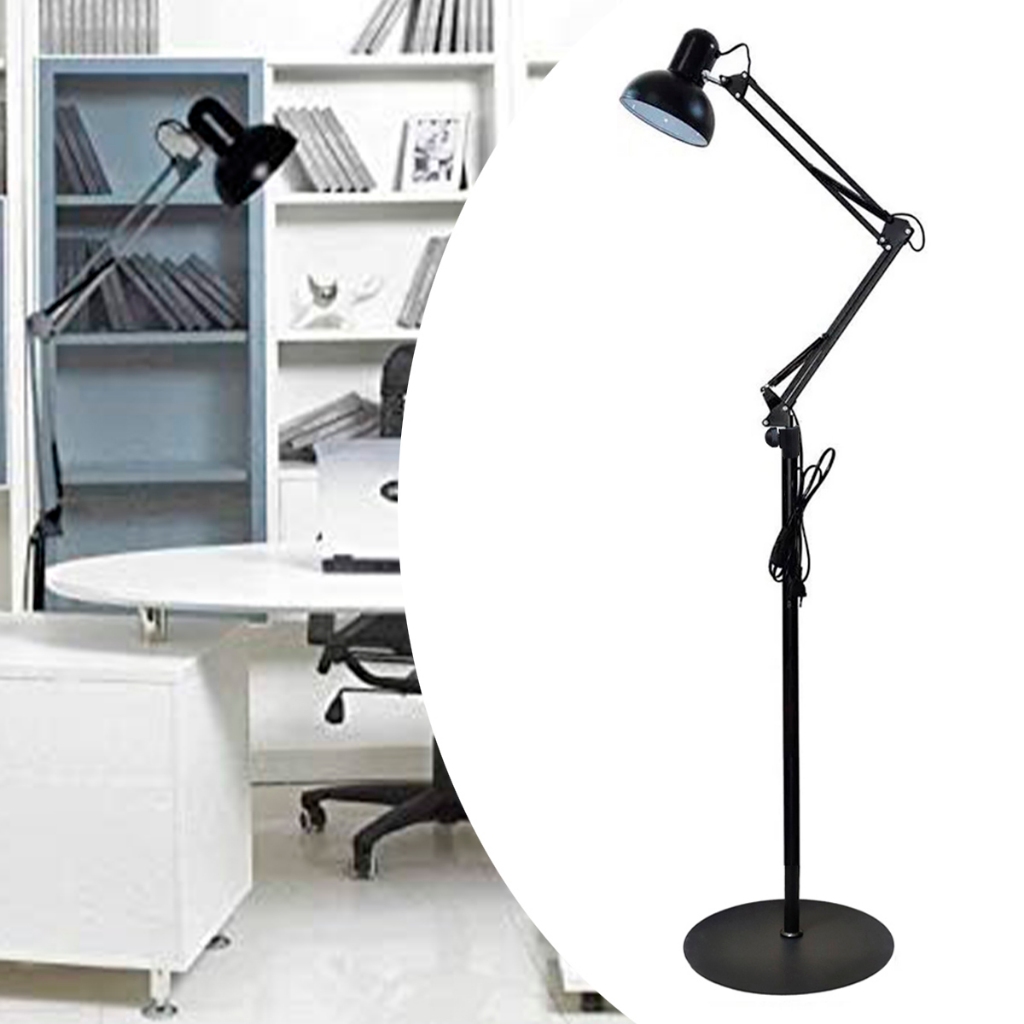 Luminária Articulada Abajur pedestal Chão Lustre
