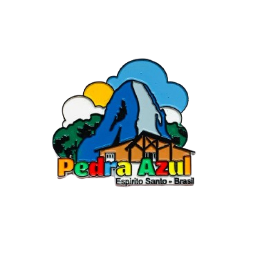 Imãs de Geladeira Pedra Azul Espirito Santo Decorativos Emborrachados
