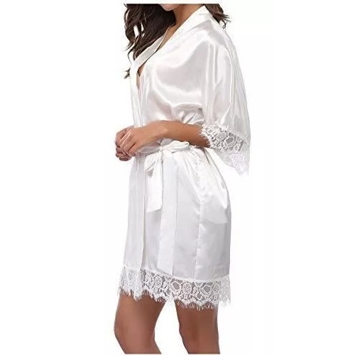 Robe Com Renda Cetim