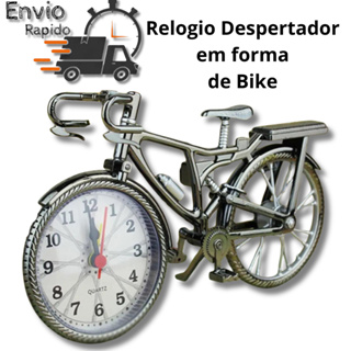 enfeite Relógio Despertador de Mesa Bicicleta Bike decorativo escritorio mesa decoraçao em Oferta na Shopee