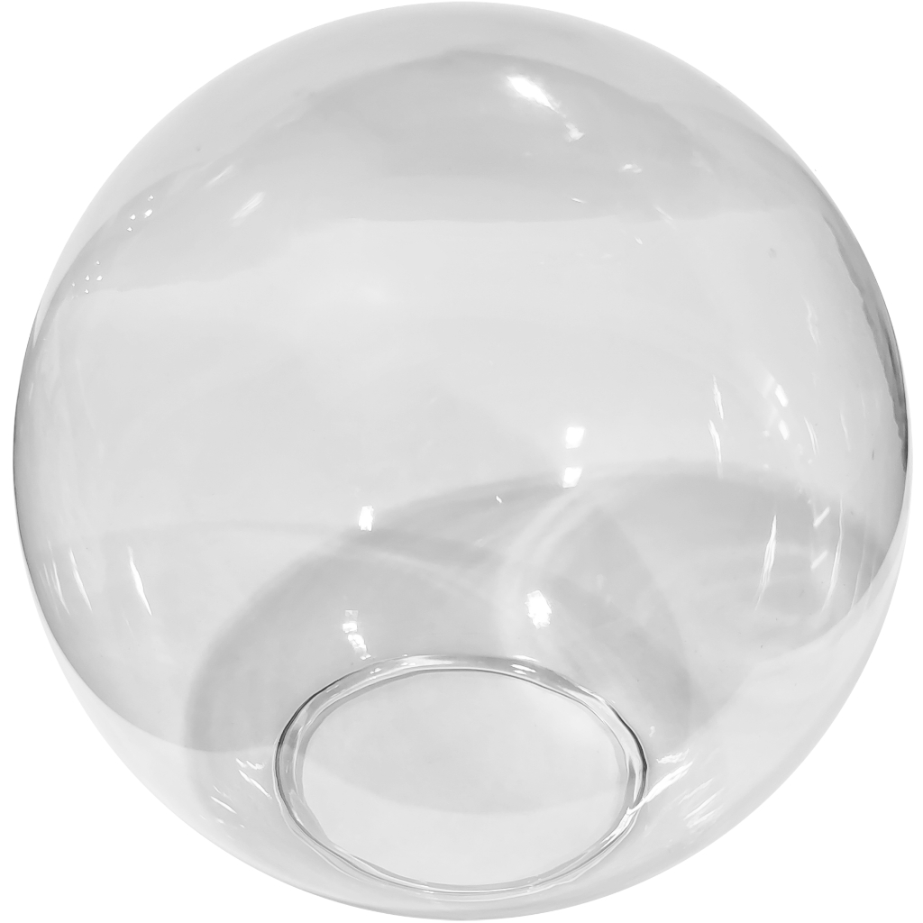 Globo Bolinha Vidro de Primeira Transparente Sem Colar 05 x 12