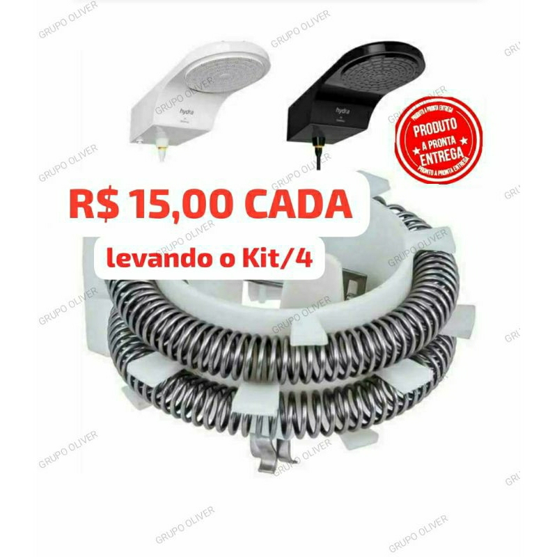 Resistência Hydra Fit Eletrônica 127/220 volts 5500/6800 Watts 220v MARCA SIMILAR WR&G em Oferta na Shopee
