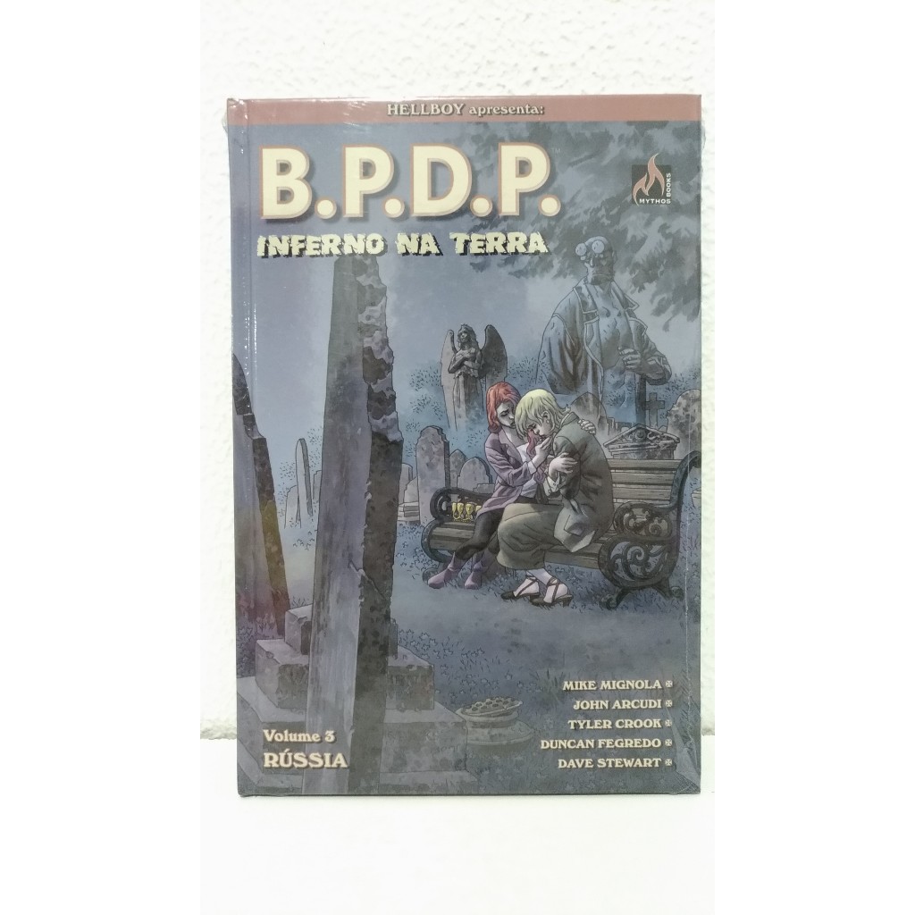 HQ Hellboy Apresenta BPDP Inferno na Terra Volume 3 Novo e Lacrado Mythos Dark Horse B.P.D.P.