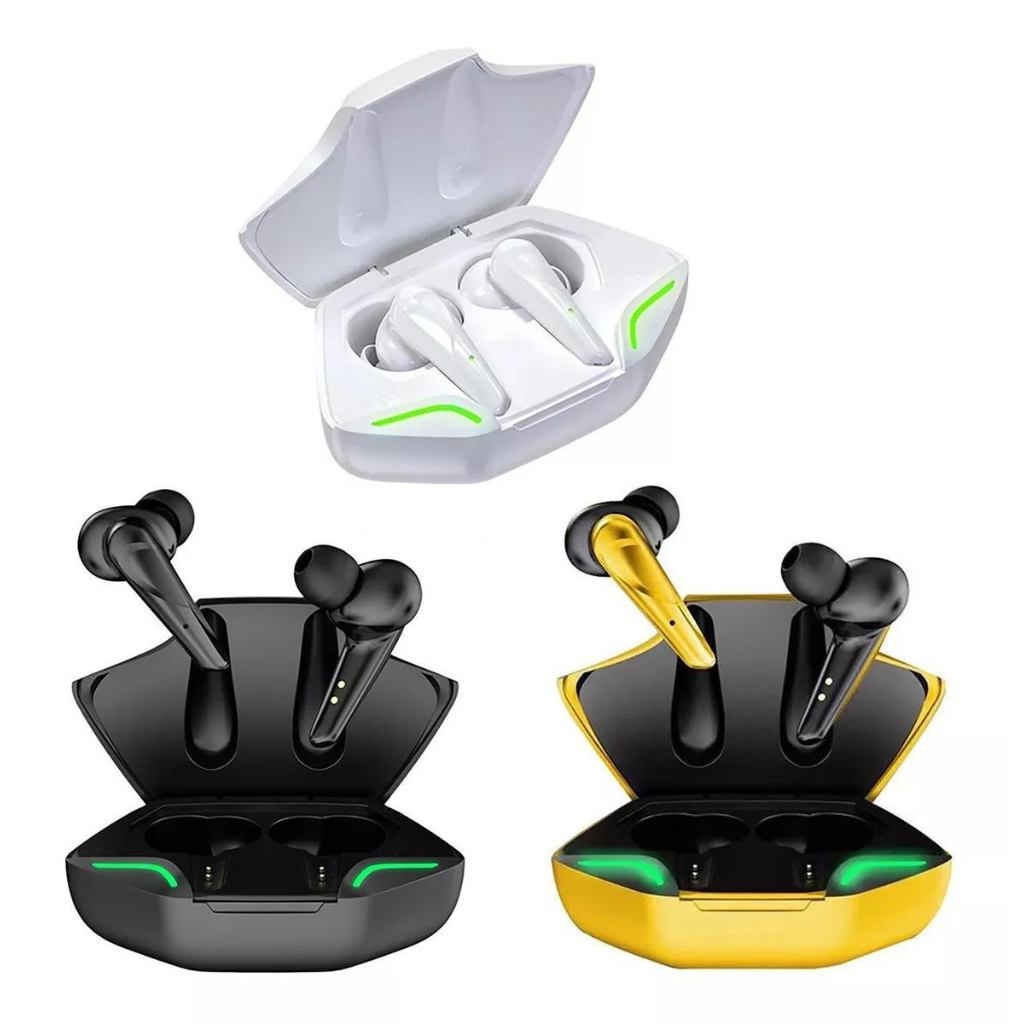 Fone De Ouvido G11 TWS Gamer Bluetooth 5.3 Sem Fio Esportivo Resistente Água Com Microfone Handfree
