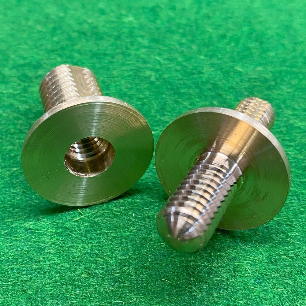 Emenda em metal para taco 1/2 (rosca no meio) em Oferta na Shopee