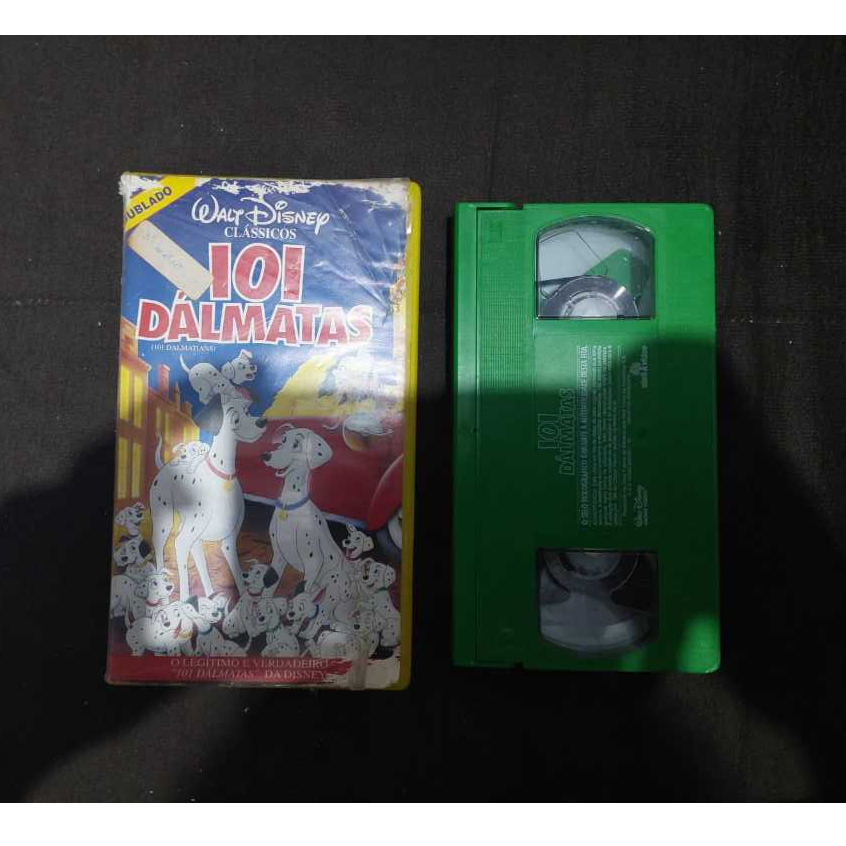 VHS Disney – 101 Dálmatas | Fita Verde | Clássico Colecionador