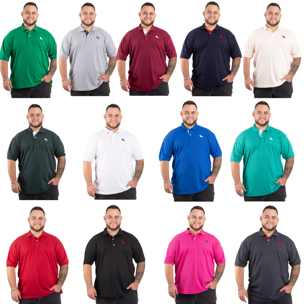 camisa polo plus size G4 G5 extra grande em Oferta na Shopee