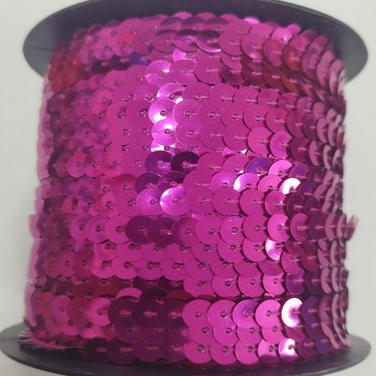 Paetê Lantejoula Trançada 6mm x 5 metros // 10Metros Carnaval Abadá