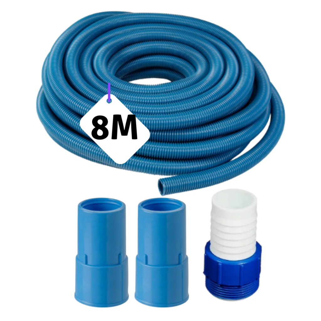 Mangueira flutuante para piscina 8M + engates em Oferta na Shopee