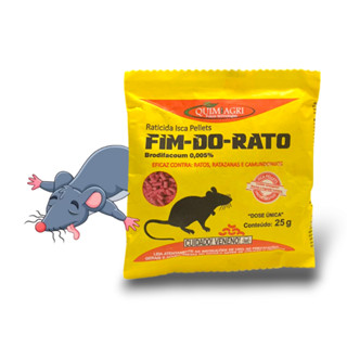 Veneno Mata Rato 10 Isca Atrativa Fresca Contra Rato Ratazana Proteção 25g Pronta Entrega