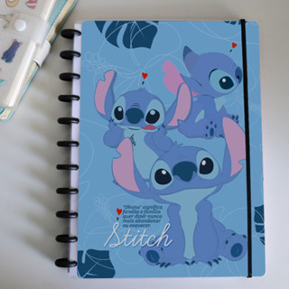 CADERNO DE DISCOS STITCH