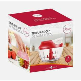 Triturador de alimentos manual 3 laminas 500ml