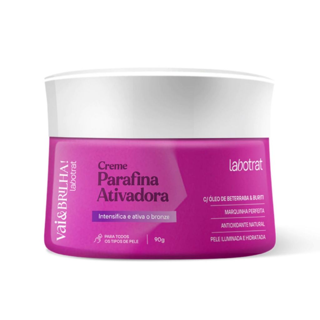 CREME PARAFINA ATIVADORA LABOTRAT VAI & BRILHA! BETERRABA E BURITI 90G
