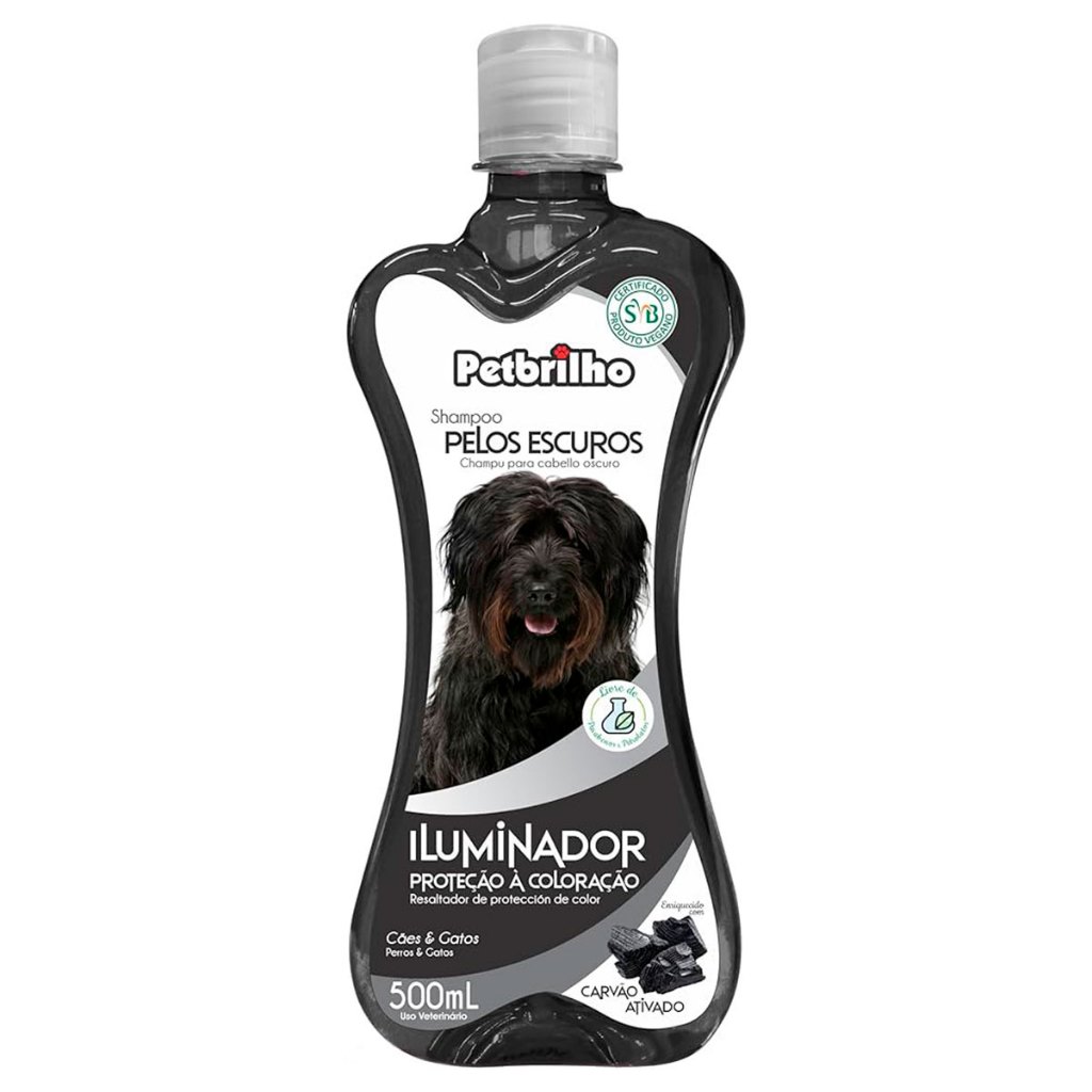 Shampoo para Cães PELOS ESCUROS Pet Brilho 500mL