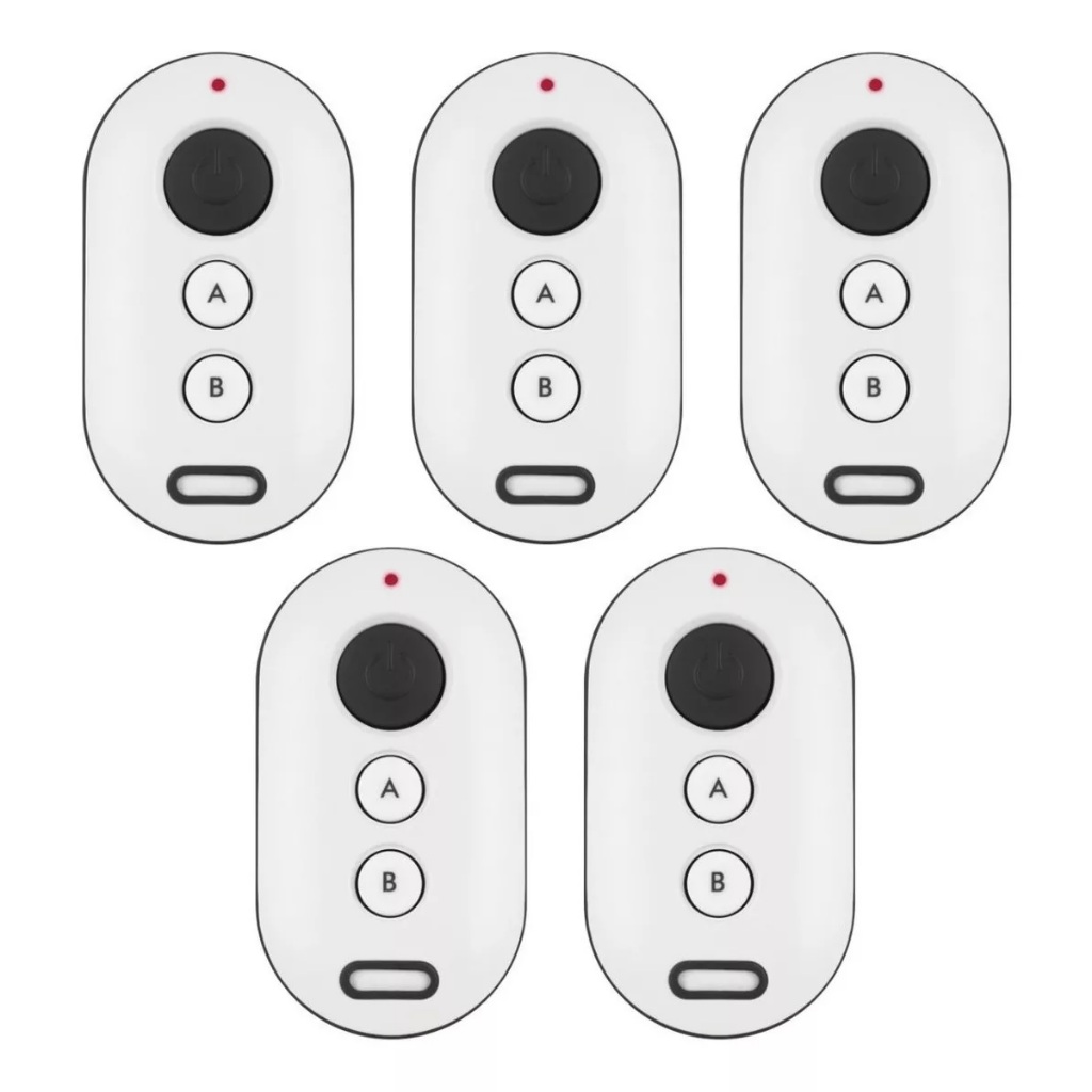 Controle Remoto Portão Cerca Eletrica Alarme 433mhz Universal Xtr 1000 Intelbras Kit 5 Unidades