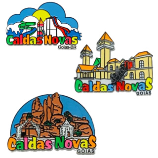 Ímãs de Geladeira Emborrachados Caldas Novas em Oferta na Shopee