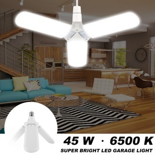 Lâmpada Led 45w Pétalas Dobrável Ajustável Forte 3 Folhas Cor da luz Branco-Frio em Oferta na Shopee